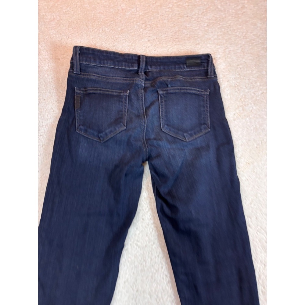 Paige Jeans Women 26 Blue Skyline Skinny Leg Dark Wash 332-103018 - Picture 5 of 16